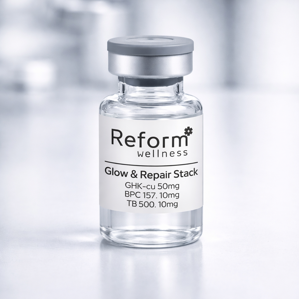 Glow & Repair Stack – (GHK-Cu + BPC-157 + TB-500) Research Peptide
